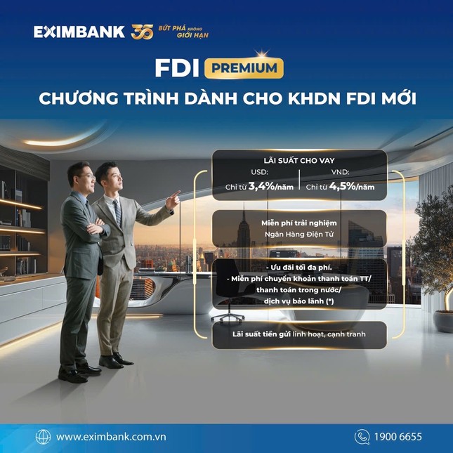 Eximbank ra mắt gói ưu đãi tín dụng 3.000 tỷ đồng hỗ trợ doanh nghiệp FDI tăng trưởng cuối năm ảnh 2