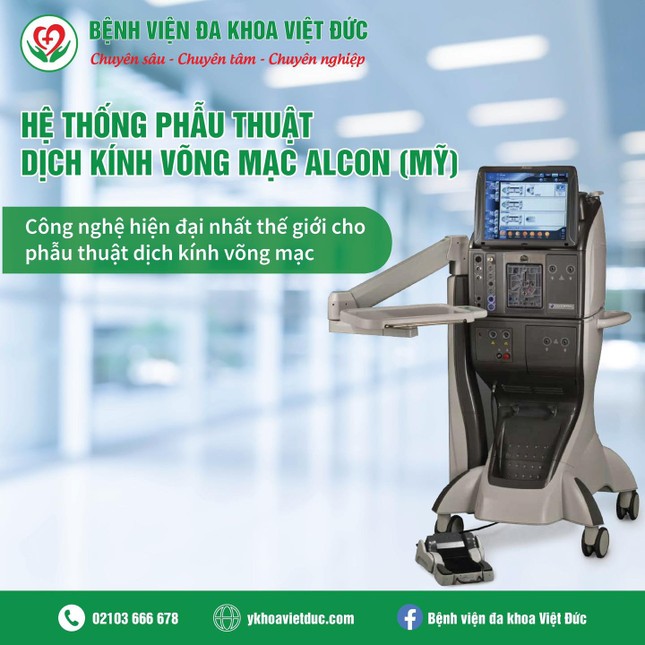 Bệnh viện Đa khoa Việt Đức triển khai kỹ thuật phẫu thuật cắt dịch kính với công nghệ hiện đại nhất hiện nay ảnh 1