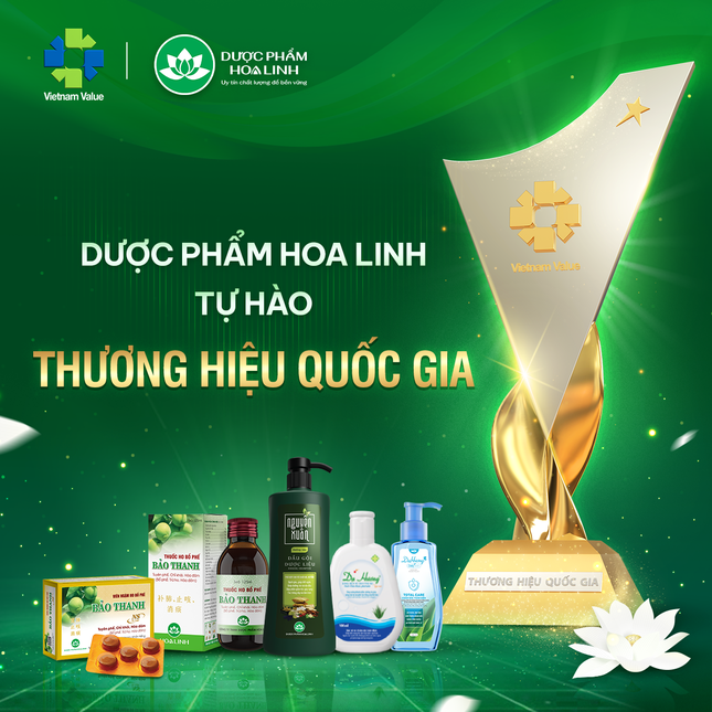 3 thương hiệu của Dược phẩm Hoa Linh đạt chứng nhận thương hiệu Quốc gia 2024 ảnh 2