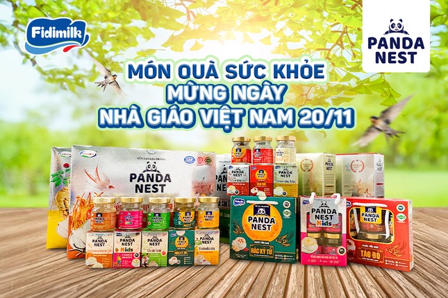 Chọn sữa Fidimilk và Yến Sào PandaNest - Chọn sức khỏe tri ân thầy cô ngày 20/11 ảnh 2