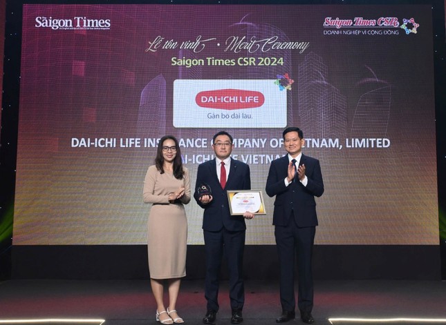 Dai-ichi Life Việt Nam lần thứ 6 đạt danh hiệu “Doanh nghiệp Vì Cộng đồng - Saigon Times CSR” ảnh 1