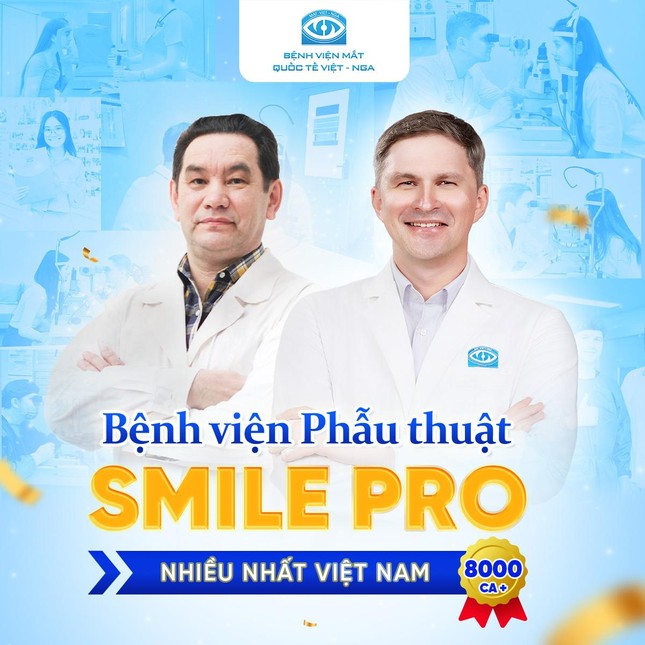 Mắt Việt - Nga đạt chứng nhận Xóa Cận Smile Pro số 1 Việt Nam ảnh 1