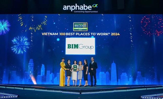 BIM Group được vinh danh Top 100 'Nơi làm việc tốt nhất Việt Nam 2024' ảnh 1