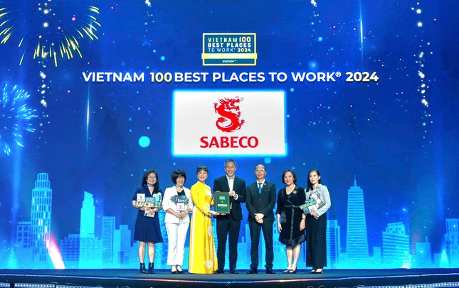 SABECO được vinh danh trong top 100 nơi làm việc tốt nhất Việt Nam năm 2024 ảnh 1