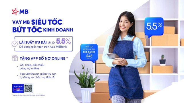 MB trợ lực khách hàng, tăng tốc kinh doanh cuối năm với gói vay chỉ từ 5,5%/năm ảnh 1