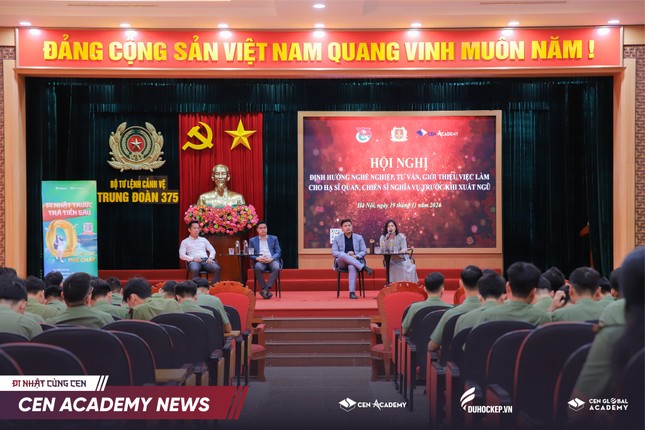 Cen Academy đồng hành định hướng nghề nghiệp cho chiến sĩ trẻ trước khi xuất ngũ ảnh 1