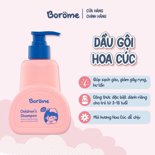 Borome Children’s Shampoo – Sự lựa chọn hoàn hảo bảo vệ tóc và da đầu nhạy cảm của trẻ ảnh 2