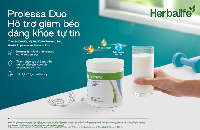 Herbalife Việt Nam ra mắt sản phẩm Thực phẩm bảo vệ sức khỏe Prolessa Duo ảnh 2