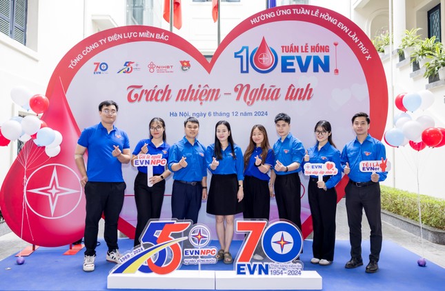 Tuần lễ hồng EVN lần thứ X: Đóng góp 11.574 đơn vị máu ảnh 4