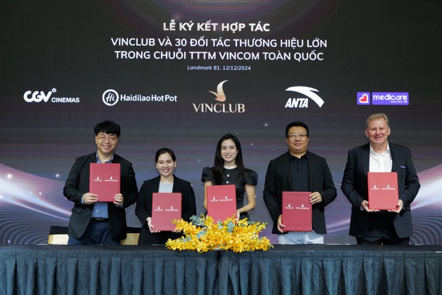 VinClub hợp tác với hơn 30 thương hiệu hàng đầu trong hệ thống TTTM Vincom ảnh 1