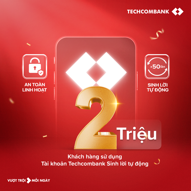 Hơn 2 triệu khách hàng đã bật sinh lời tự động cùng Techcombank ảnh 1