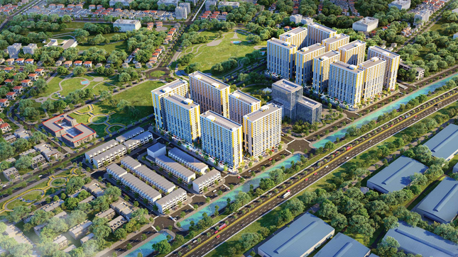 Evergreen khởi công cất nóc tòa CT2 ảnh 4