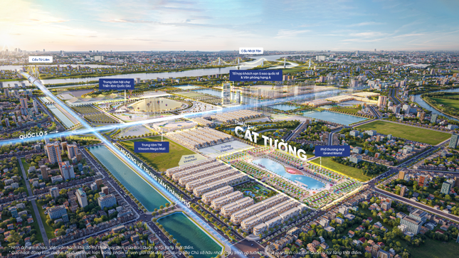 Cầu Tứ Liên khởi công nửa đầu năm 2025: Thêm cột mốc nhảy vọt của nhà phố Cát Tường ảnh 2