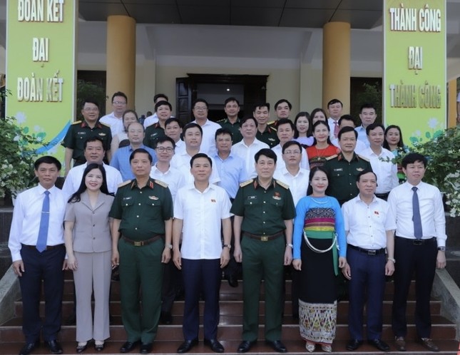 Đại tướng Lương Cường tiếp xúc cử tri huyện miền núi ở Thanh Hóa ảnh 4