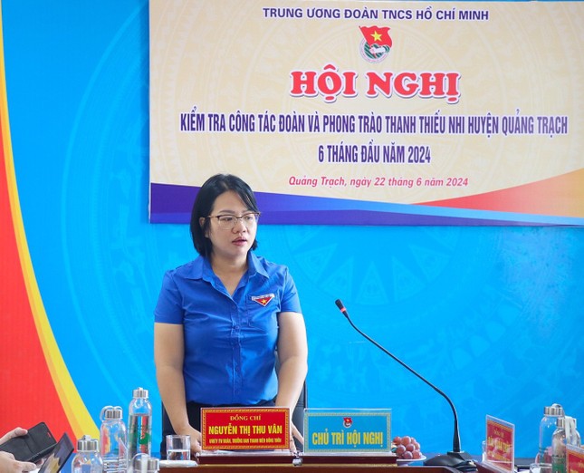 Trung ương Đoàn kiểm tra công tác Đoàn và phong trào thanh thiếu nhi tại Quảng Bình ảnh 1