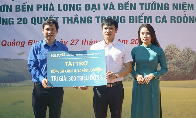 Trồng 6.300 cây xanh chống sạt lở, tạo cảnh quan tại các đền tưởng niệm liệt sĩ ở Quảng Bình ảnh 1