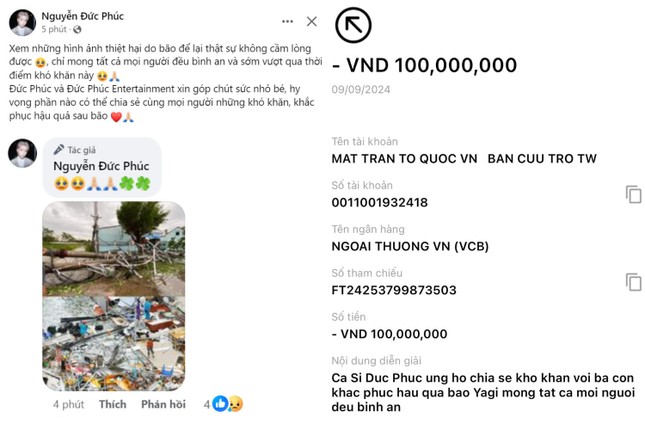 Dàn sao Việt chung tay hỗ trợ hơn 2,5 tỷ đồng gửi tới người dân vùng bão lũ ảnh 10