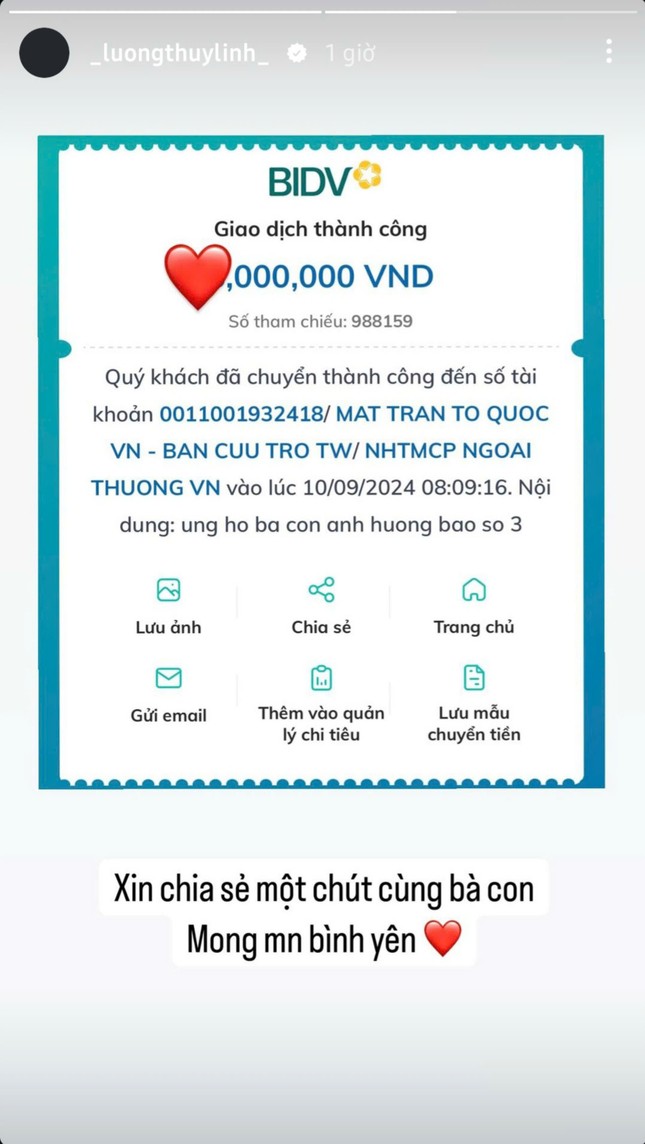 Các nghệ sĩ tích cực ủng hộ khắc phục hậu quả bão lũ cùng người dân miền Bắc ảnh 28