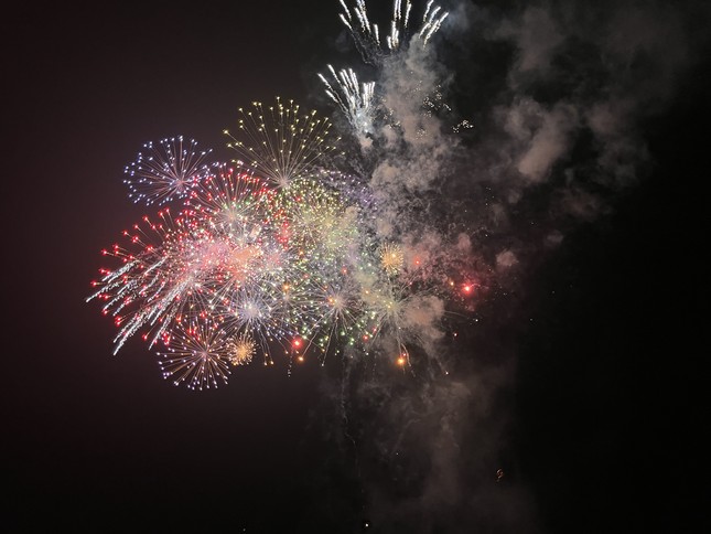 Pháo hoa rực sáng trên bầu trời chào năm mới Giáp Thìn 2024- Ảnh 20.