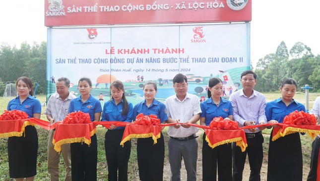 Khánh thành công trình thanh niên phục vụ hoạt động thể thao cộng đồng tại Thừa Thiên-Huế ảnh 1