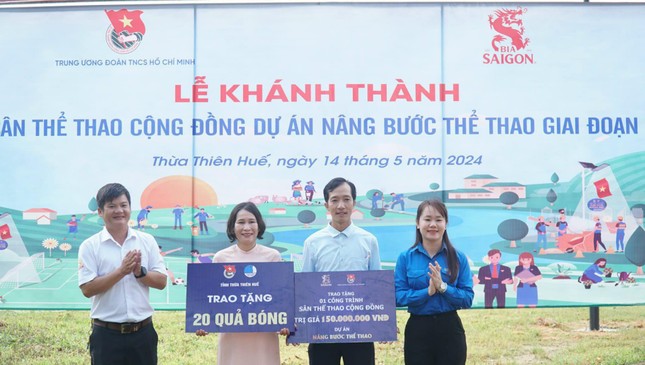 Khánh thành công trình thanh niên phục vụ hoạt động thể thao cộng đồng tại Thừa Thiên-Huế ảnh 2
