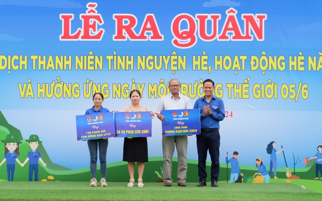 Chiến dịch Thanh niên tình nguyện hè 2024 tại Quảng Nam hướng về các xã nghèo miền núi, hải đảo ảnh 3