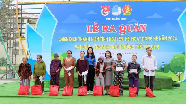 Chiến dịch Thanh niên tình nguyện hè 2024 tại Quảng Nam hướng về các xã nghèo miền núi, hải đảo ảnh 4
