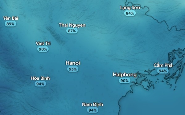 Miền Bắc không có không khí lạnh tràn về, cuối tuần Hà Nội lại lên sát 40 độ C ảnh 1