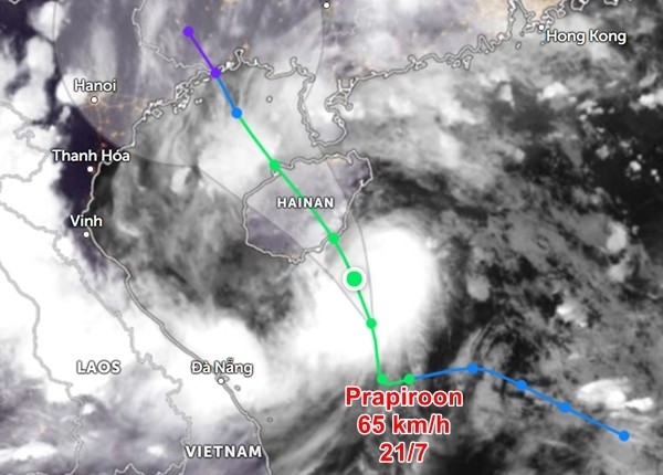 Bão số 2 (Prapiroon) diễn biến phức tạp, liệu có hợp nhất với bão Gaemi mạnh hơn? ảnh 1