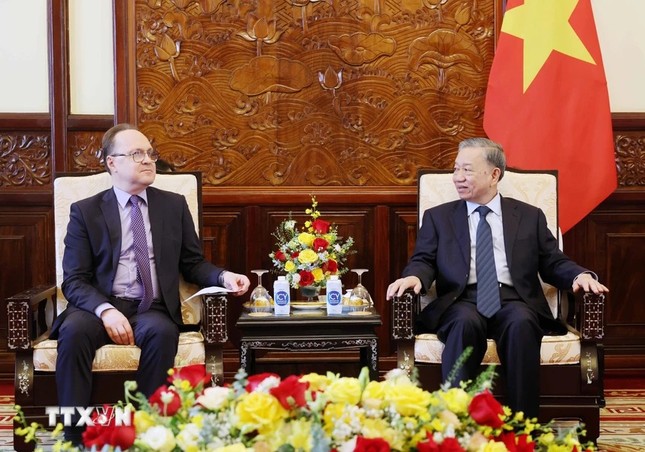 Chủ tịch nước Tô Lâm tiếp Đại sứ Liên bang Nga tại Việt Nam ảnh 3