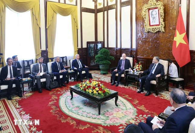 Chủ tịch nước Tô Lâm tiếp Đại sứ Liên bang Nga tại Việt Nam ảnh 4