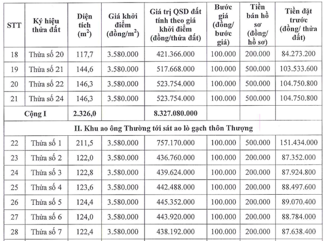 Huyện ngoại thành Hà Nội đấu giá hơn 100 lô đất ảnh 2