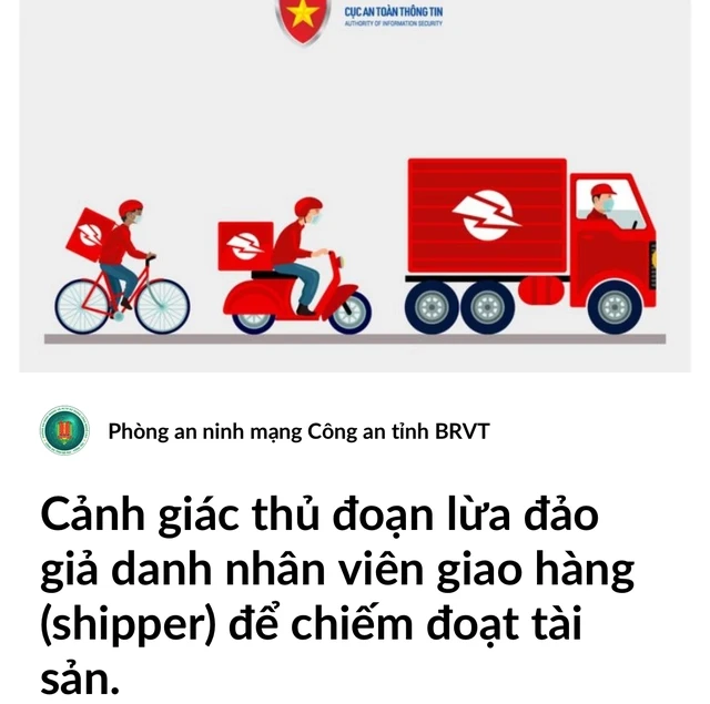 Nhận cuộc gọi của shipper, một phụ nữ bị mất 145 triệu đồng ảnh 1