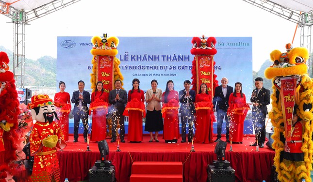 Khánh thành nhà máy xử lý nước thải với công nghệ xanh ở đảo Cát Bà ảnh 3