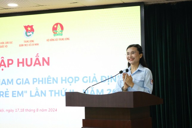 Gần 300 thiếu nhi tập làm đại biểu phiên họp giả định Quốc hội trẻ em ảnh 1