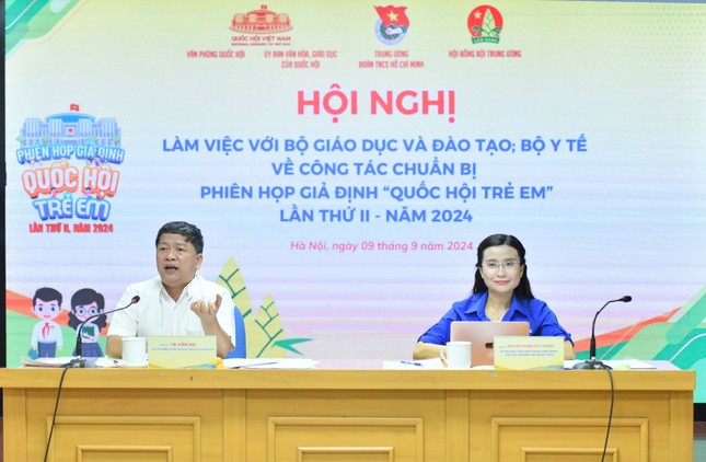 Hội đồng Đội T.Ư làm việc với Bộ Y tế, Bộ Giáo dục về 2 vấn đề nóng liên quan đến trẻ em ảnh 1