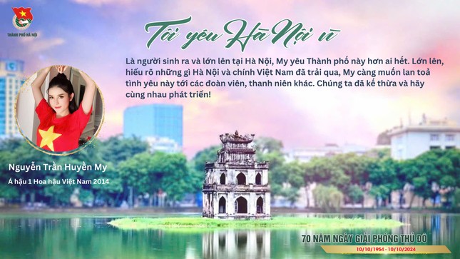 Bạn trẻ hào hứng với trào lưu 'Tôi yêu Hà Nội vì…' ảnh 1