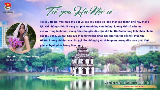 Bạn trẻ hào hứng với trào lưu 'Tôi yêu Hà Nội vì…' ảnh 2