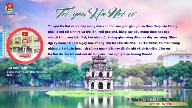 Bạn trẻ hào hứng với trào lưu 'Tôi yêu Hà Nội vì…' ảnh 5