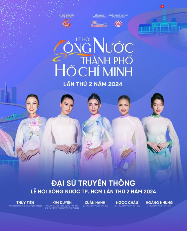 Hoa hậu Ngọc Châu, Xuân Hạnh là Đại sứ truyền thông của Lễ hội Sông nước TP.HCM ảnh 1