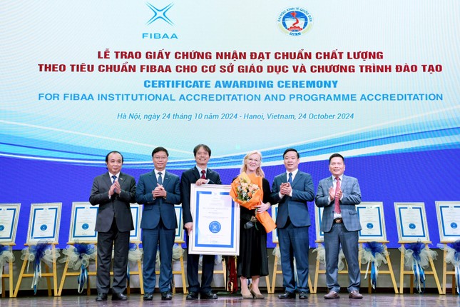 Thêm một trường đại học của Việt Nam đạt chuẩn chất lượng giáo dục quốc tế FIBAA ảnh 1