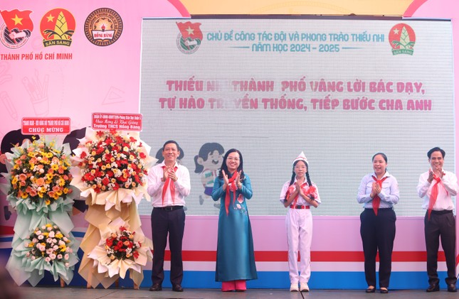 Mỗi đội viên hãy là một chiến sĩ đẩy lùi cái xấu, nhân rộng việc hay và lan tỏa điều tốt ảnh 5