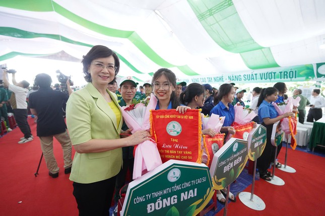 Chùm ảnh độc lạ tìm bàn tay vàng trong "làng" cạo mủ cao su ảnh 4