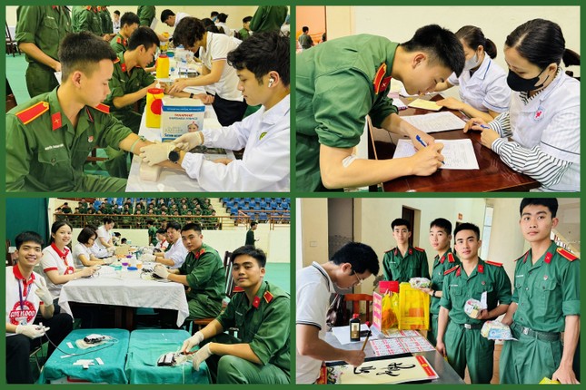 Tuổi trẻ Trường Sĩ quan Lục quân 1 hiến hơn 600 đơn vị máu cứu người ảnh 4