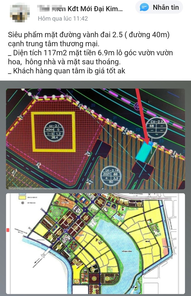 Mua bán rầm rộ tại dự án KĐT đối ứng BT đường Vành đai 2,5 Hà Nội, dù chưa được giao đất ảnh 2