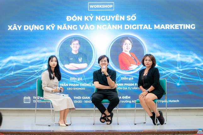 Thử vai chuyên viên tiếp thị số, sinh viên Digital Marketing HUTECH tự tin chinh phục thế giới số ảnh 4