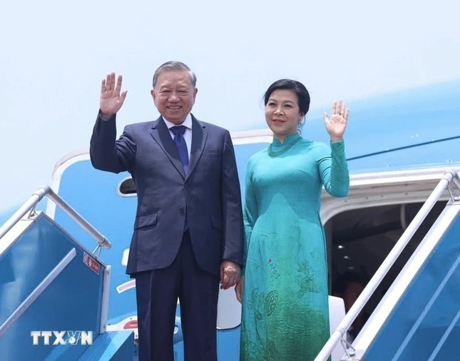 Tổng Bí thư Tô Lâm và Phu nhân rời Hà Nội, lên đường thăm bốn nước ảnh 1