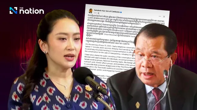 Thủ tướng Thái Lan gặp rắc rối vì cuộc gọi riêng với ông Hun Sen bị lộ ảnh 1