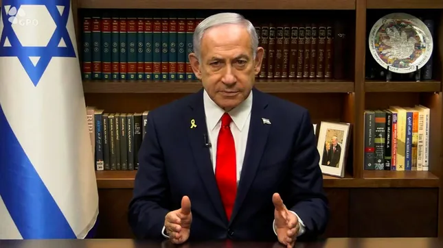 Nụ cười của ông Netanyahu ảnh 1