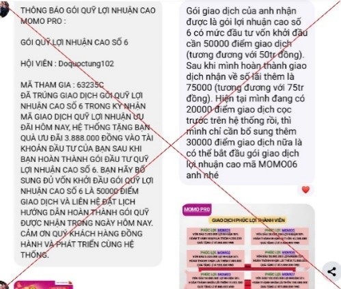 Ham lợi nhuận làm nhiệm vụ trên ứng dụng, người đàn ông bị lừa hơn 300 triệu đồng ảnh 1